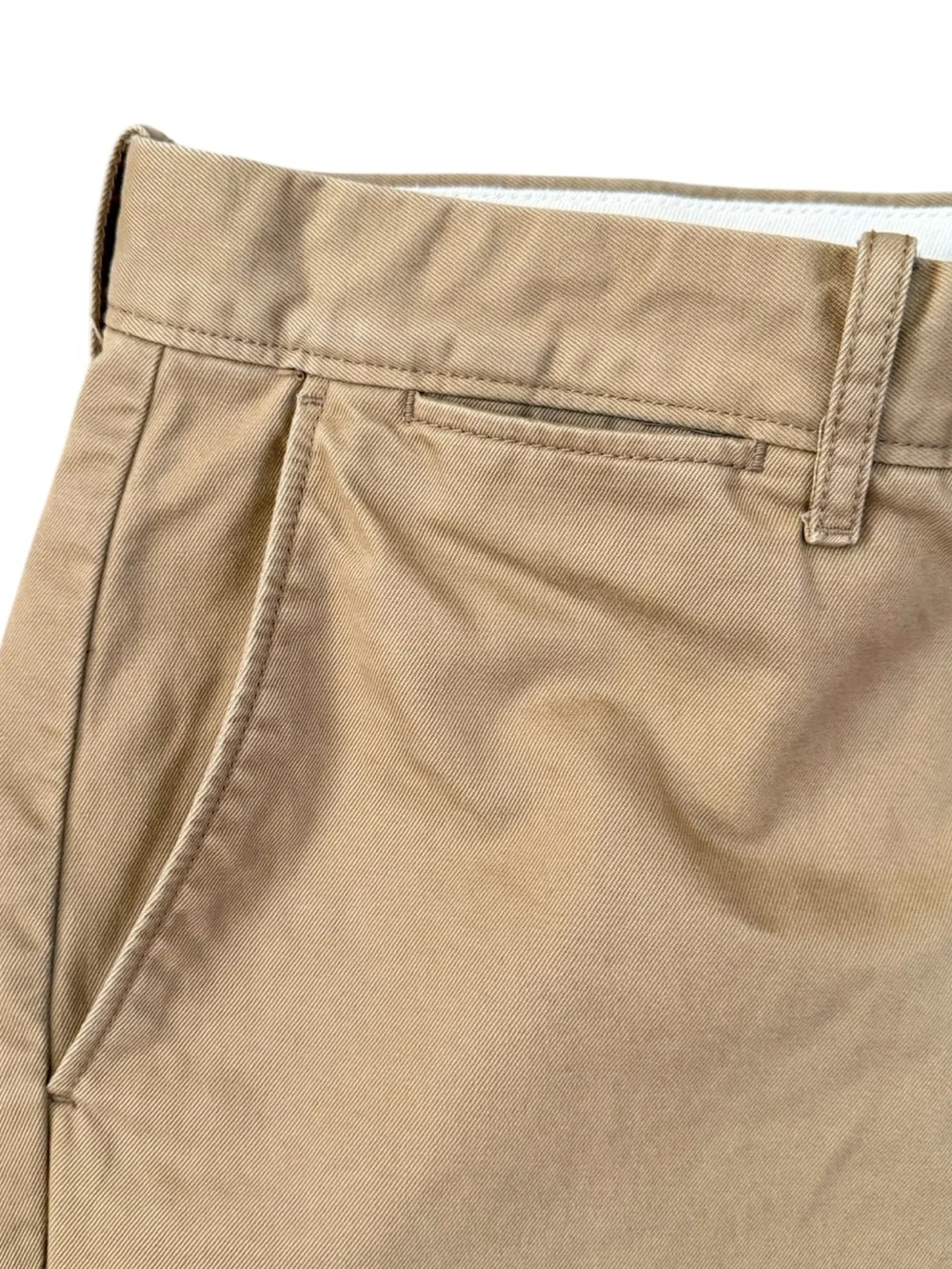 J. Crew 770 Straight Broken-In Chino Pants Khaki Tan 34x34 100% Cotton